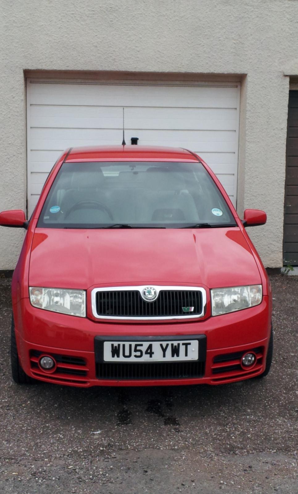 Mk1 Fabia vRS, 54 reg, 1 owner,  47k, red, Alpine DAB USB BT hands free stereo, fsh.
