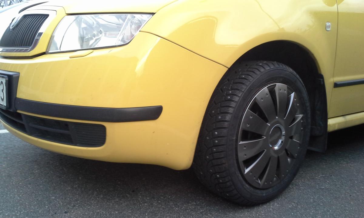 Is 195/55R15 OK on 2003 Fabia?