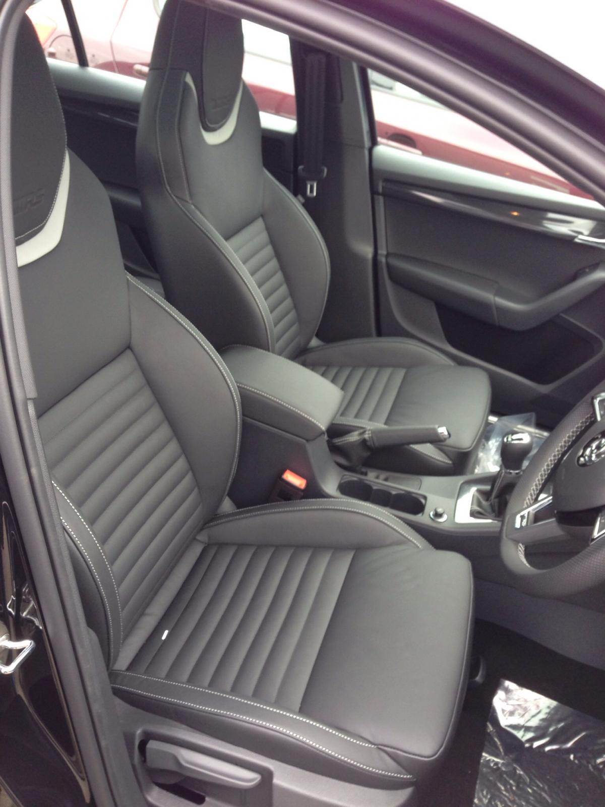Leather seats in VRS Skoda Octavia Mk III (2013 2020) BRISKODA