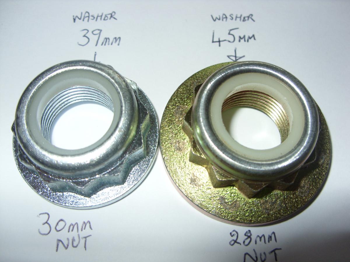 Which nut is correct for 2005 Fabia VRS rear hub