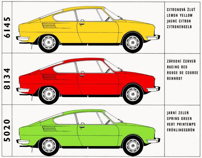 S100/S110 Colour charts/brochures/guides - RWD Skodas and historics ...