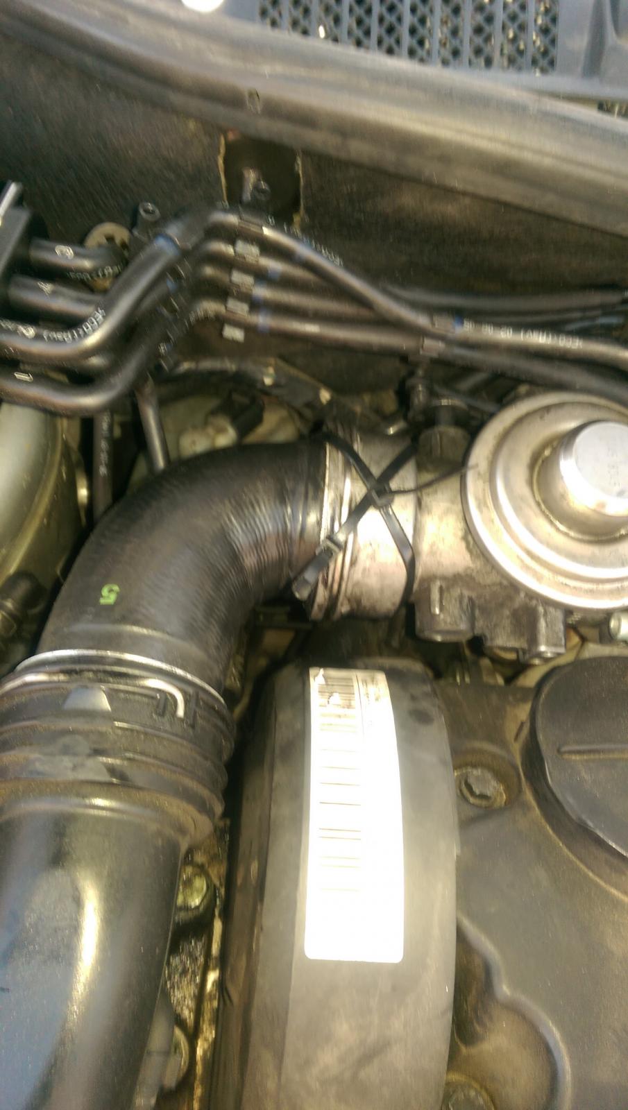 Egr pipe blowing off casing boost leak? Skoda Fabia Mk I (19992007