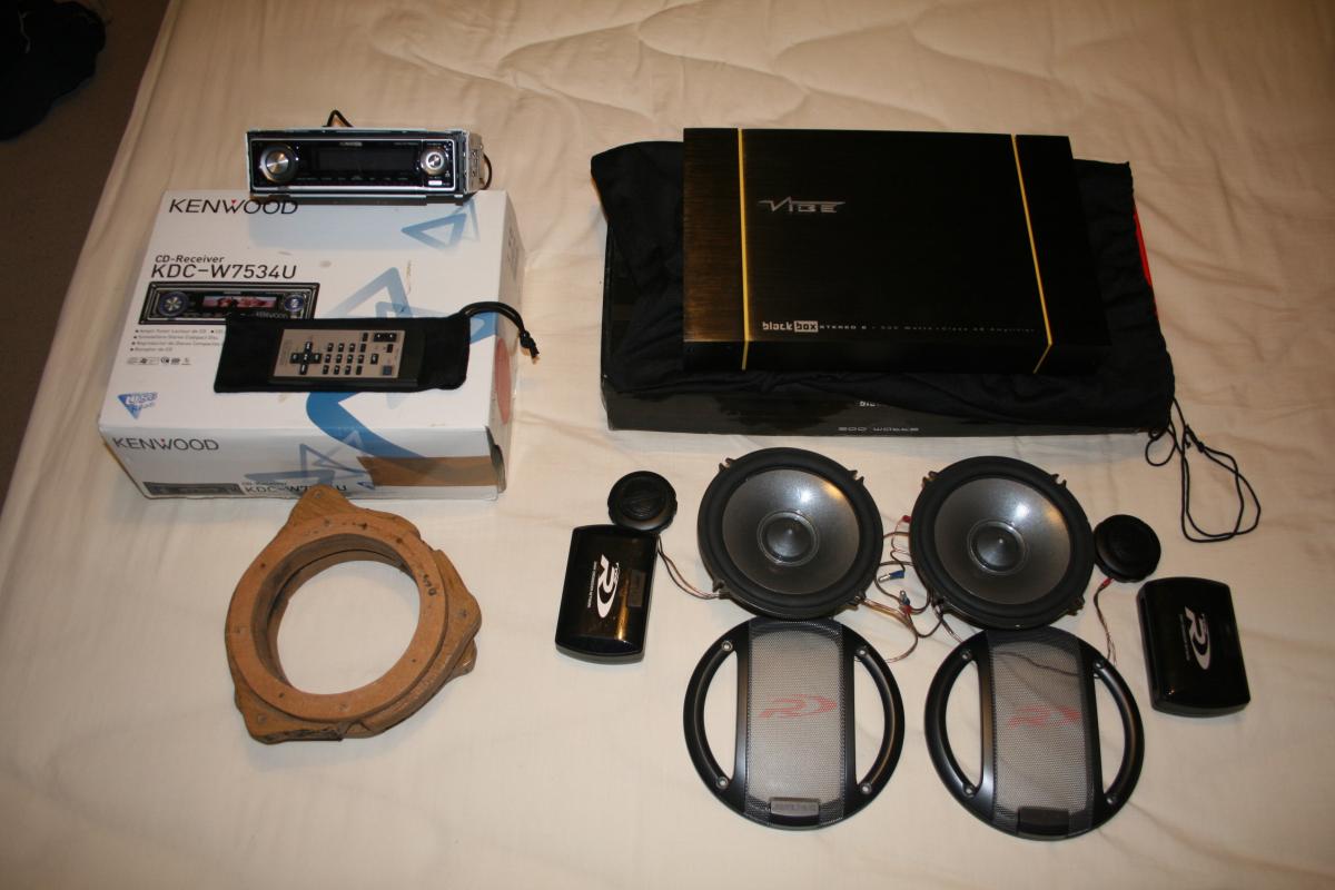 High quality sound system upgrade package - Kenwood, Alpine, Vibe, custom built door mounts
