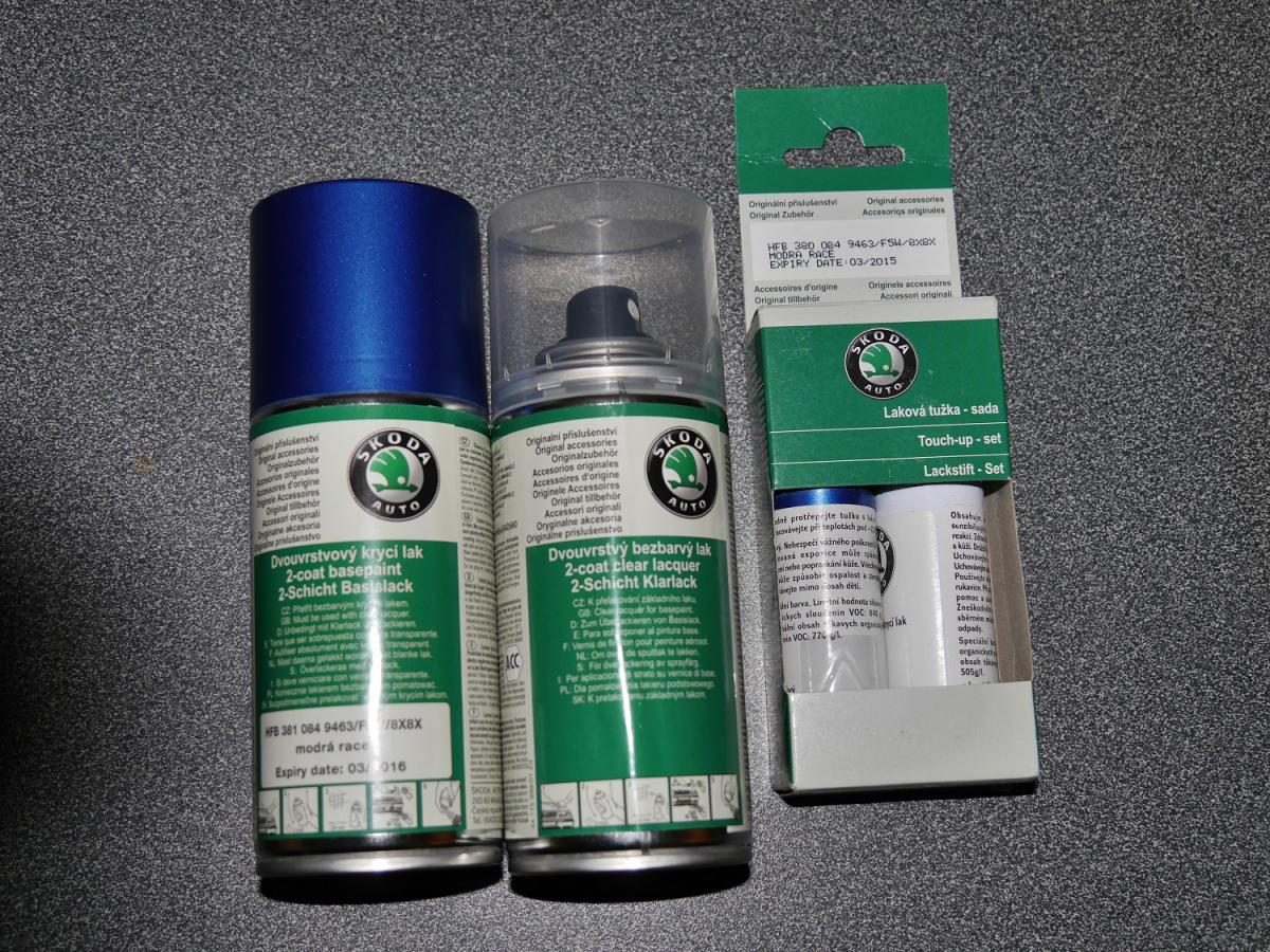 Genuine Skoda Race Blue touch up kit Parts For Sale BRISKODA