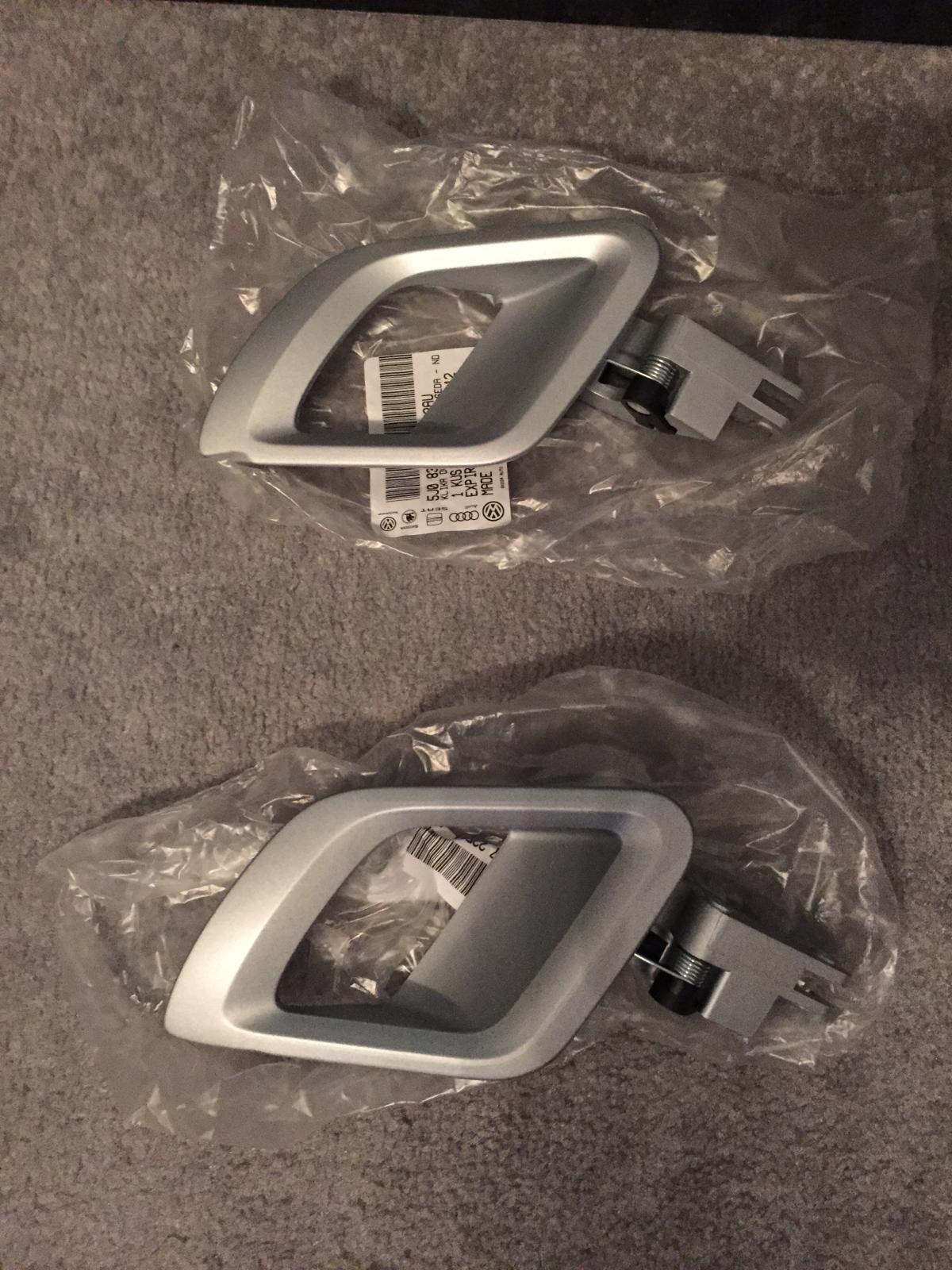 Skoda Fabia Mk2/ Roomster Interior Door Opener Handles ALU edition