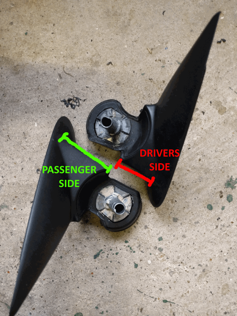 Electric folding wing mirrors retrofit (now with puddle lights when folded) Skoda Octavia Mk