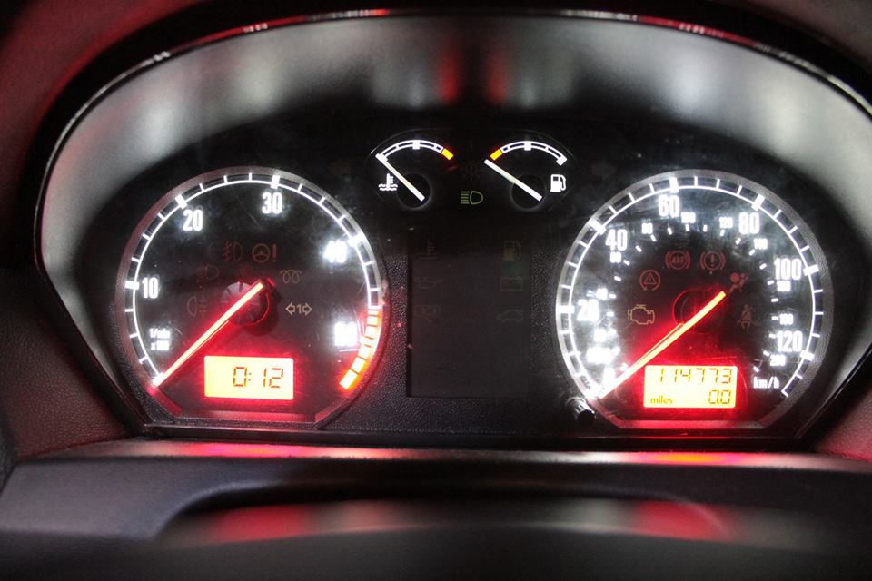 LED dash conversion Skoda Fabia Mk I (19992007) BRISKODA