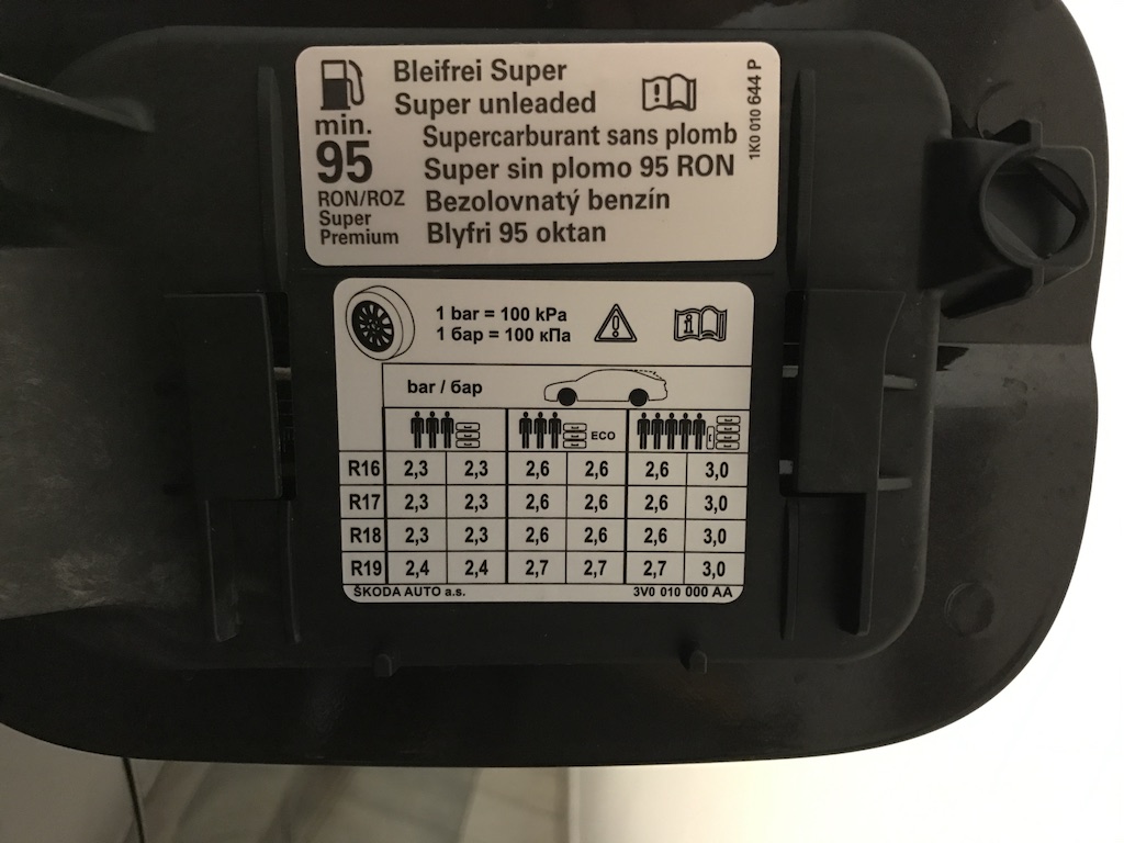 Which fuel? 95 or 98? Skoda Superb Mk III (2015 2023) BRISKODA