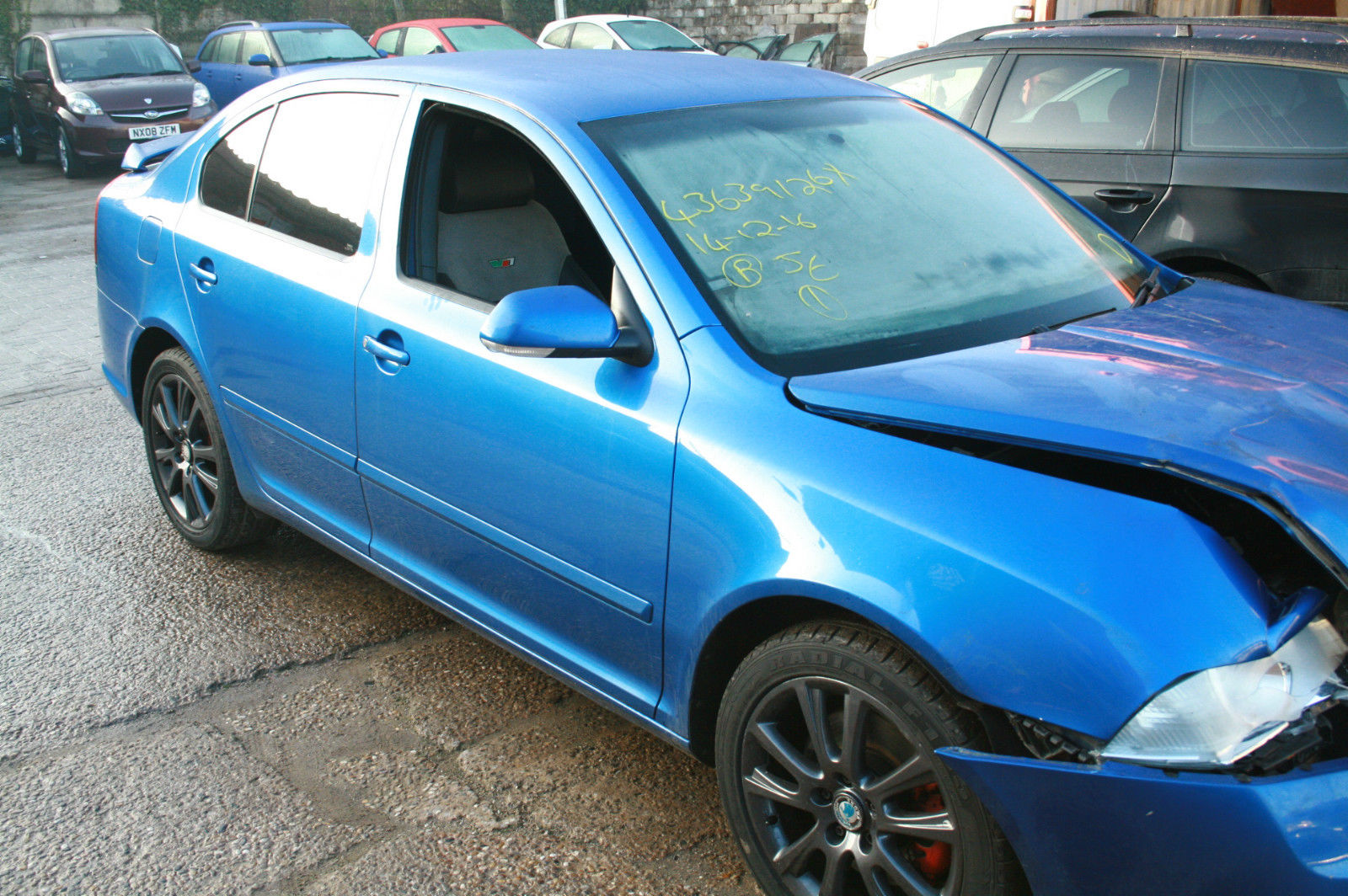 BREAKING 2007 SKODA OCTAVIA VRS 2.0 TDI BMN, BLUE 9463, 6 SPEED GEARBOX JMA