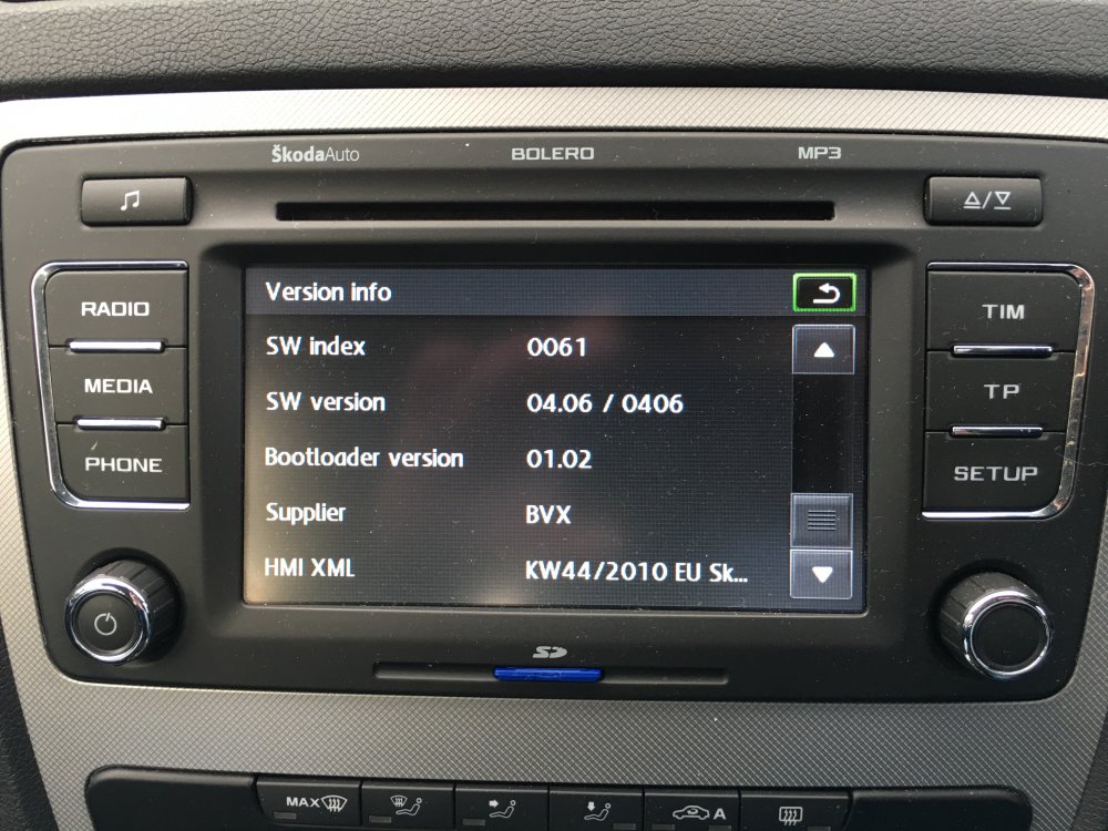Bolero skoda octavia
