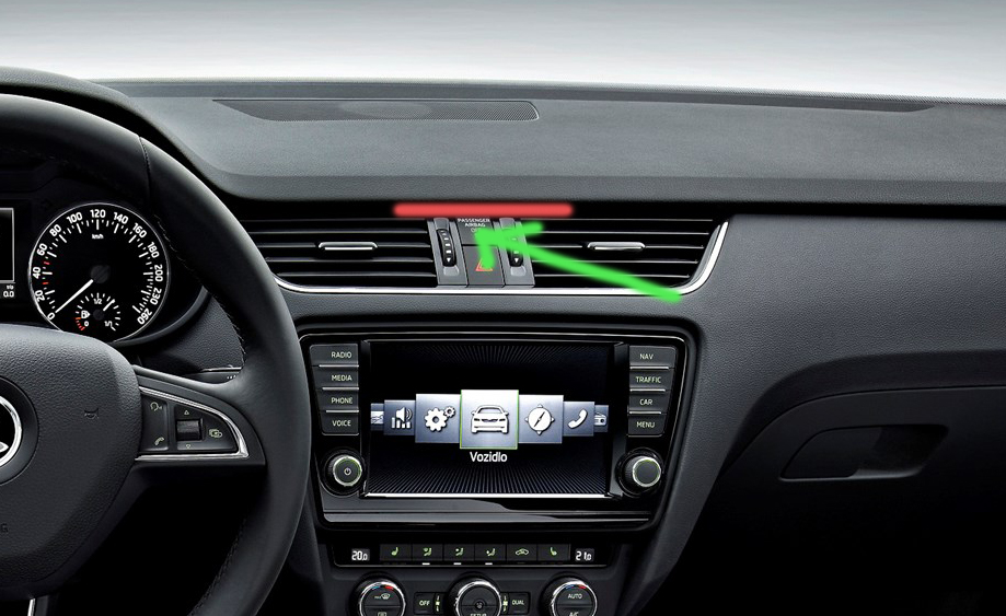 Air vents rattle Skoda Octavia Mk III (2013 2020) BRISKODA