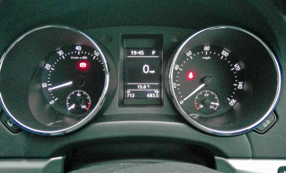 Changing the Second Speedometer to MPH Skoda Yeti BRISKODA