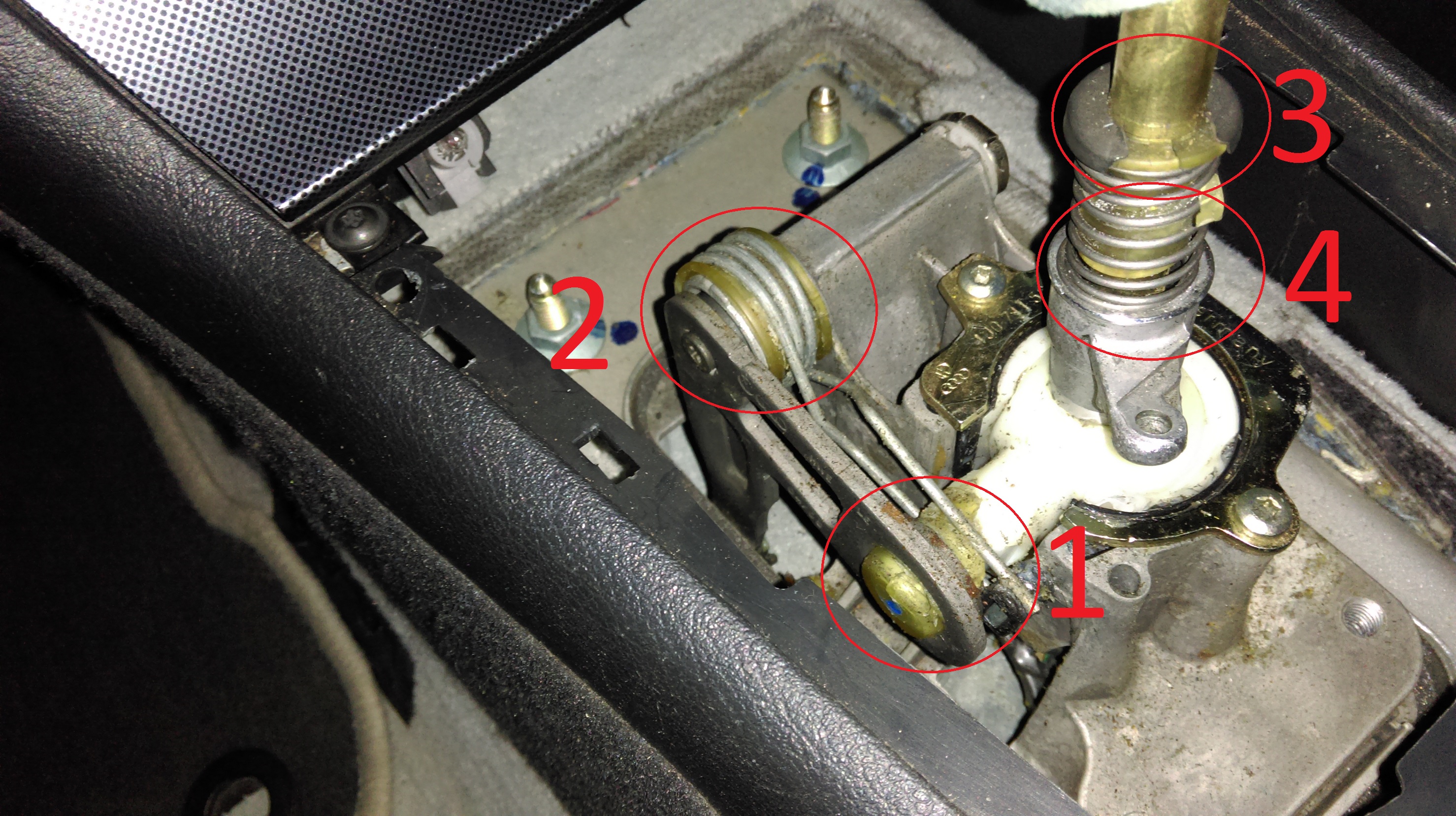 Skoda octavia shop gear lever bush