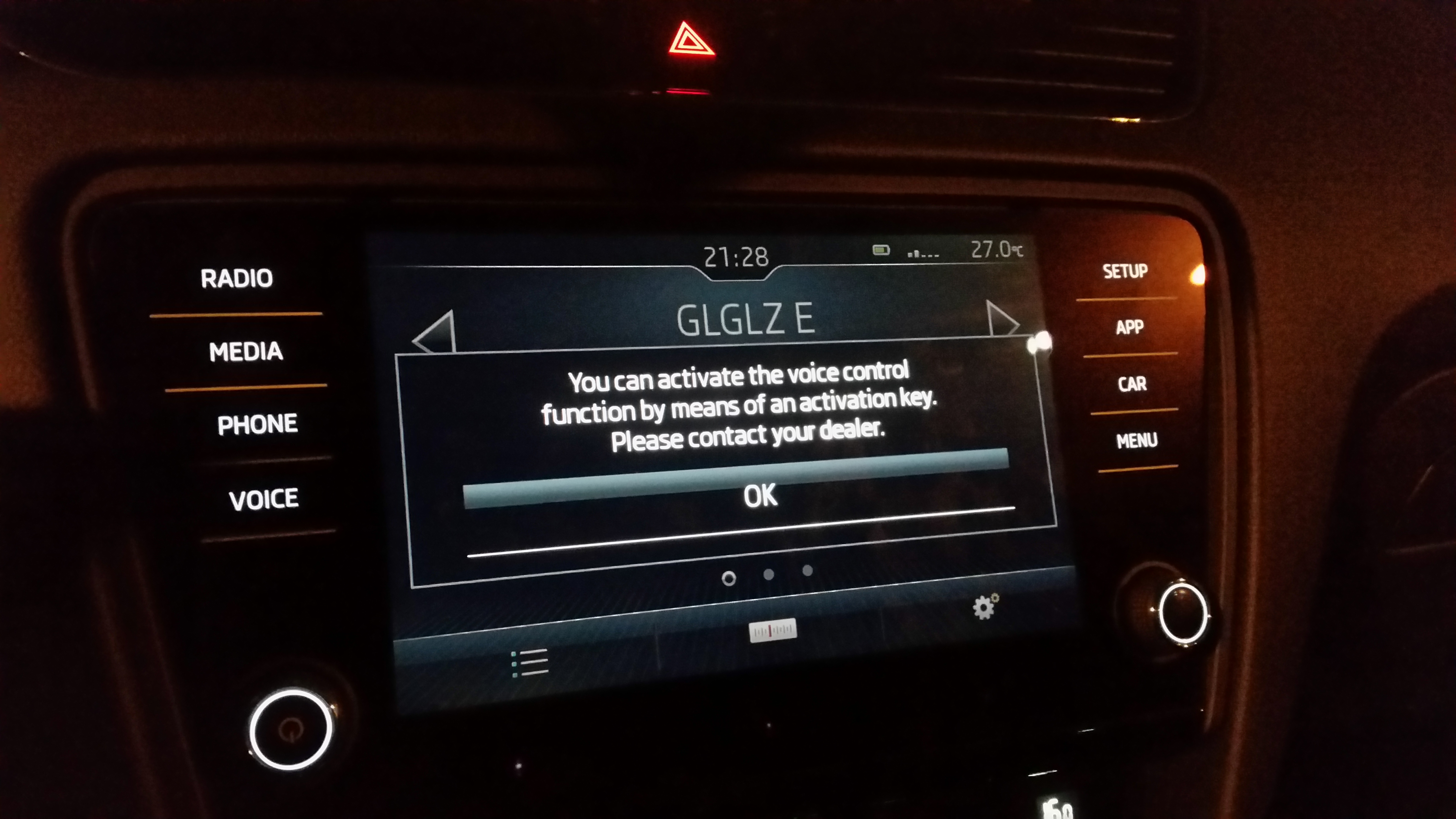 Voice command