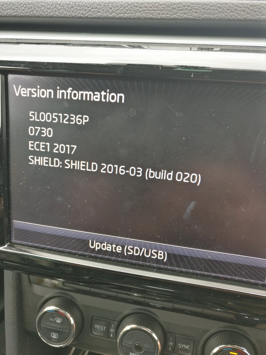 Latest Maps Version? Skoda Superb Mk III BRISKODA