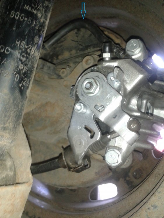 Rear calliper binding Skoda Fabia Mk I (19992007) BRISKODA