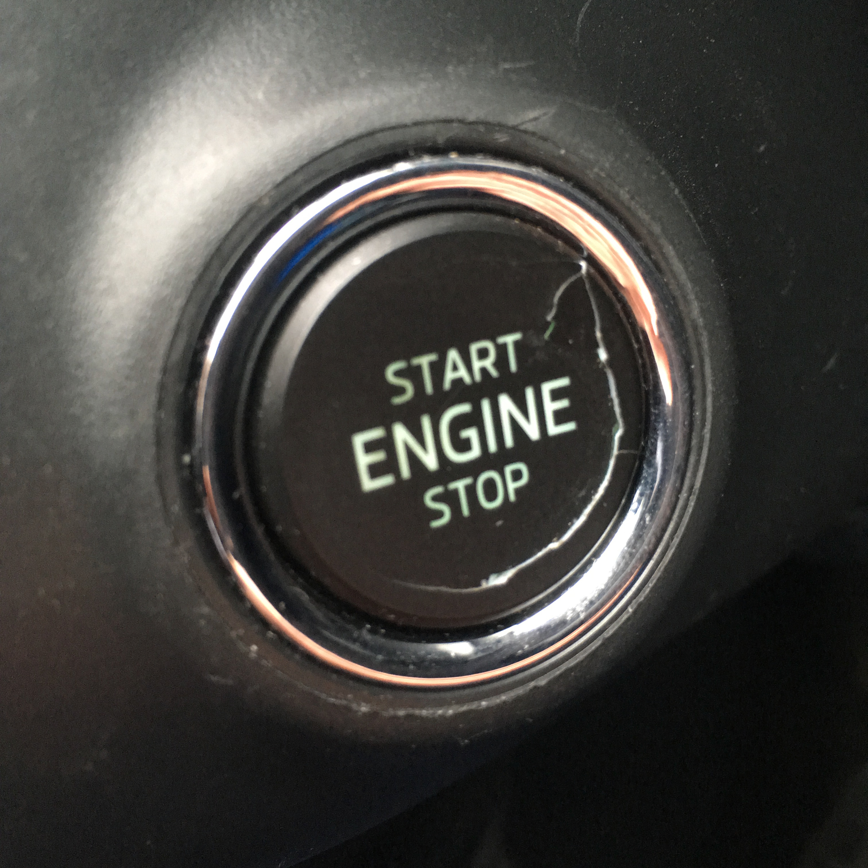 KESSY Ignition Button Breaking up