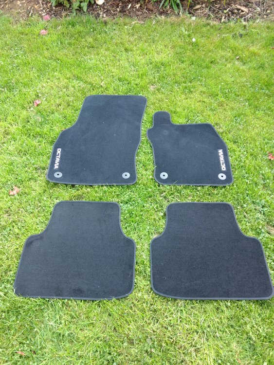 Octavia MK3 Genuine Skoda Fabric Mats Parts For Sale BRISKODA