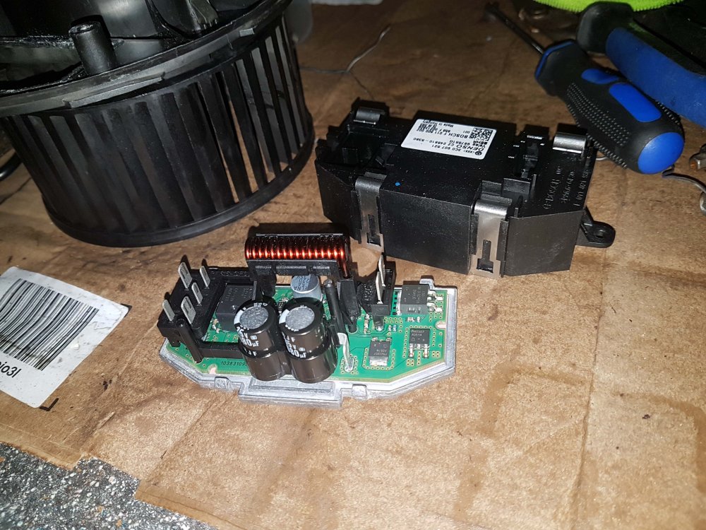 Blower not working Climate control Skoda Octavia Mk II (2004 2013
