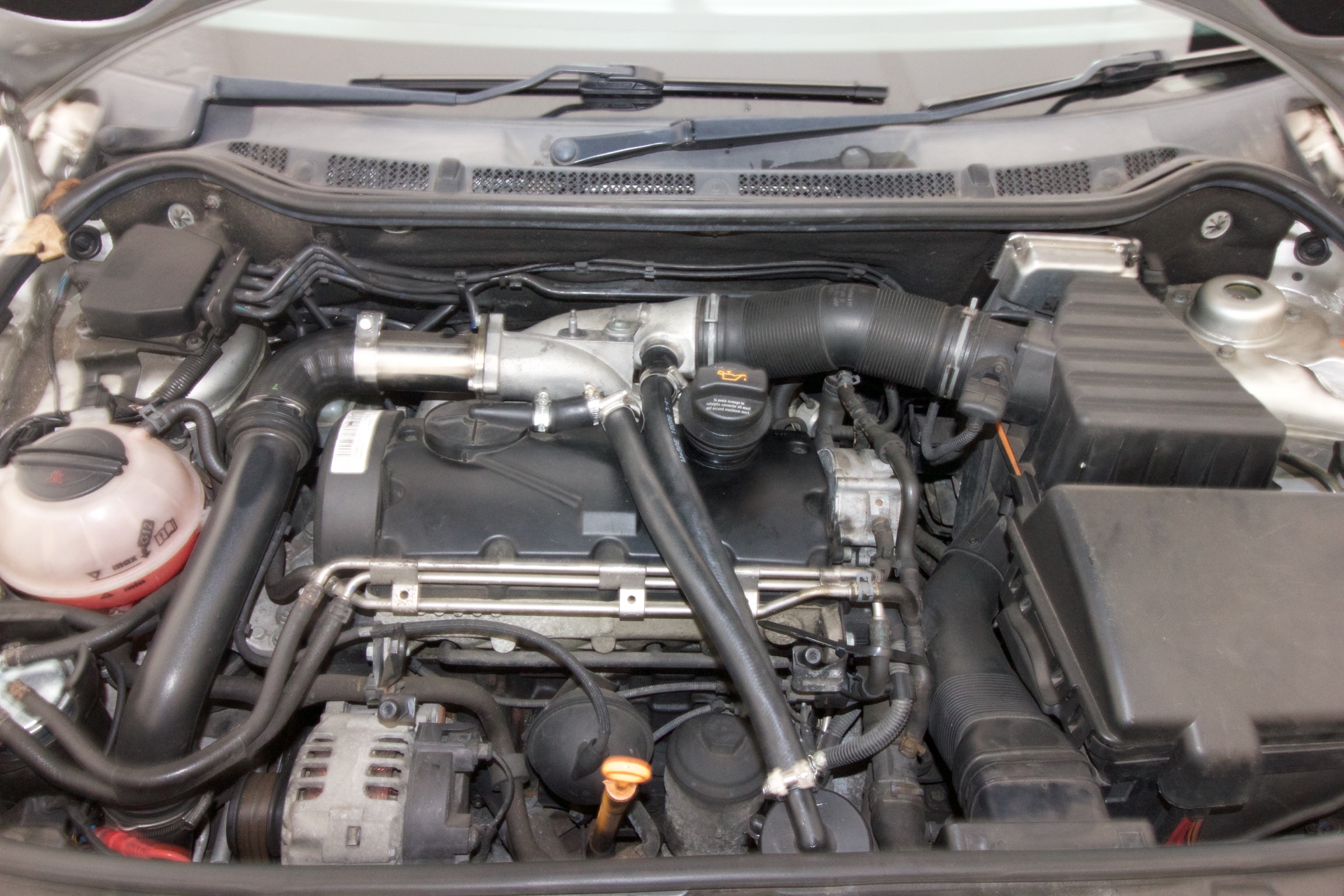 Intercooler piping holes the book