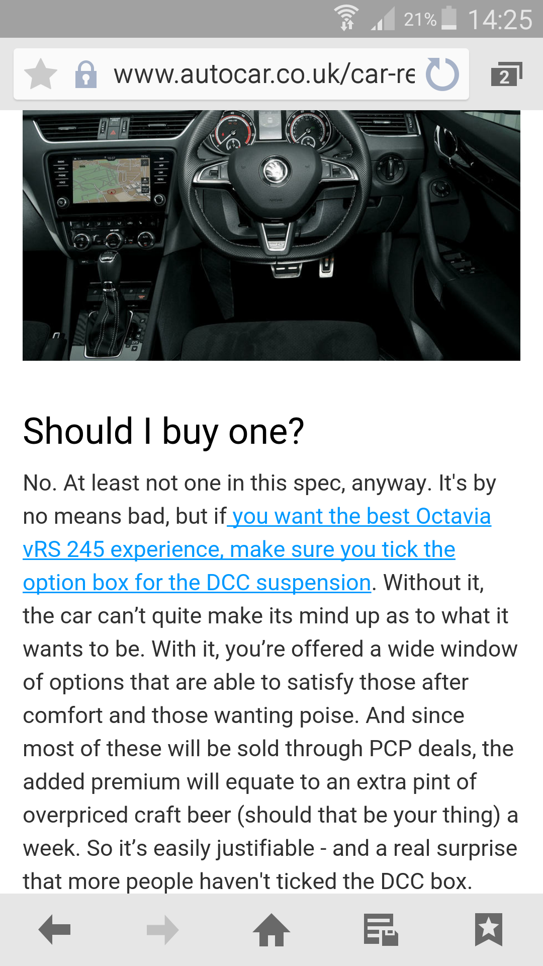 DCC Worth it? Skoda Octavia Mk III (2013 2020) BRISKODA