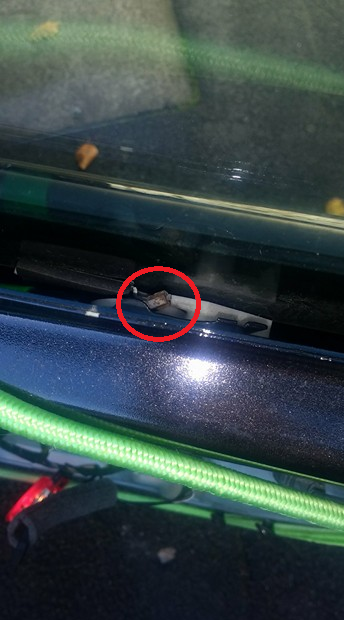 Electric window fell - would you say just the clip broke?
