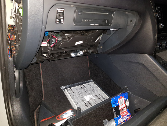 Skoda octavia store pollen filter