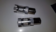 Amber LED bulbs