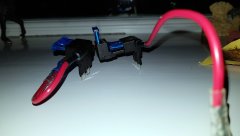 Piggyback fuse setup to run switched 12V power sockets inside the car