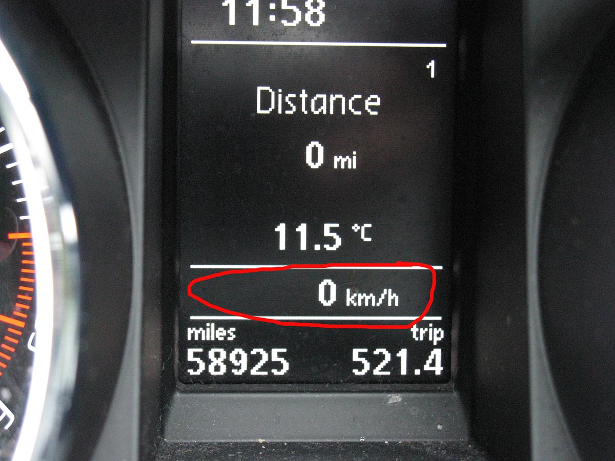 YETI SE MFD Km/h to miles per hour?