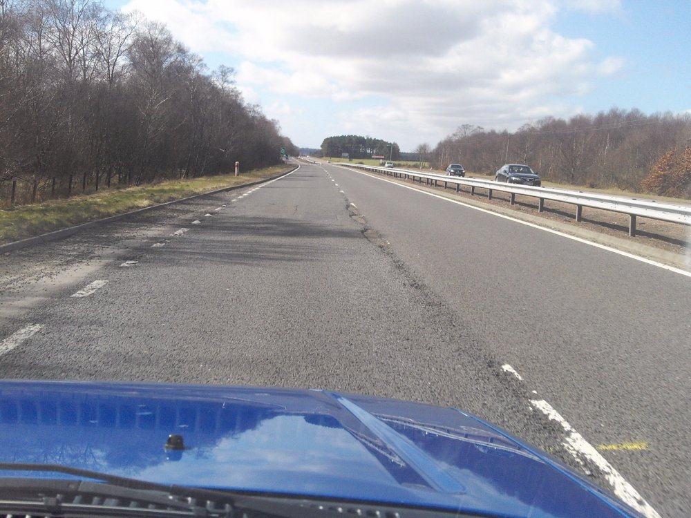 A90 Southbound Laurencekirk to Speed camera 15.4.13 039.JPG