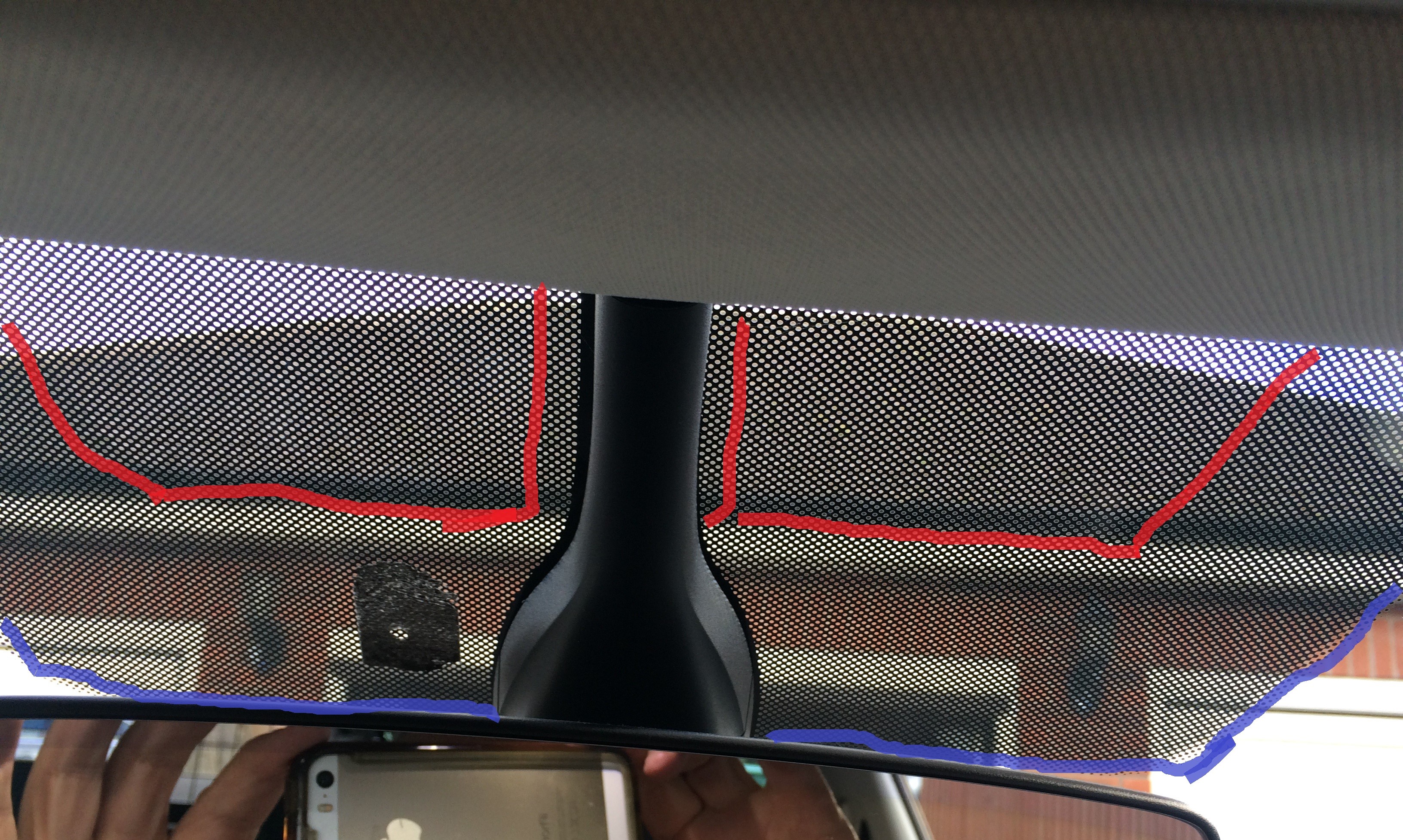 Heated Screen & Sanef Tolling tag