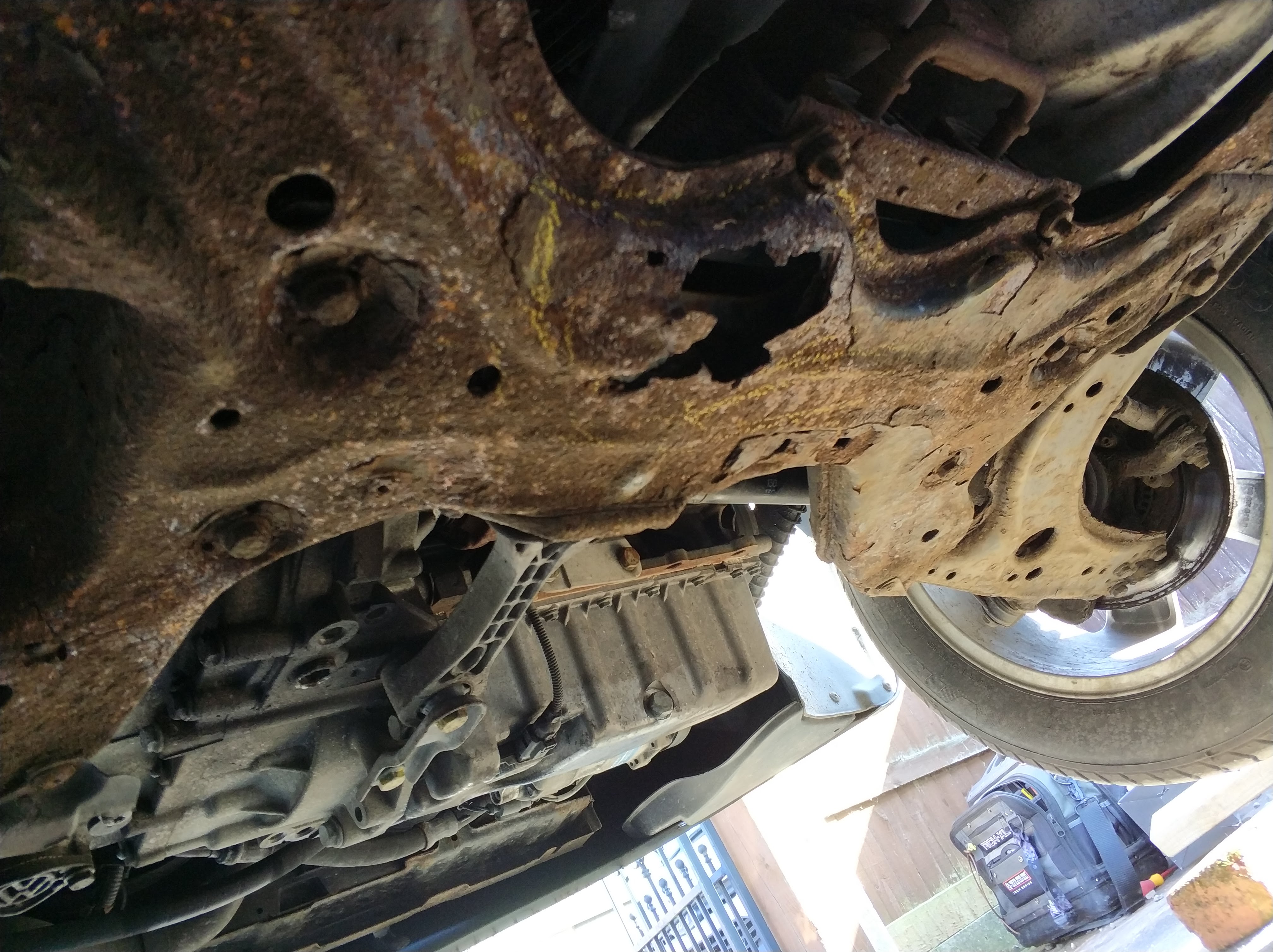 Front Subframe Corrosion, How Common Is This? Skoda Octavia Mk I