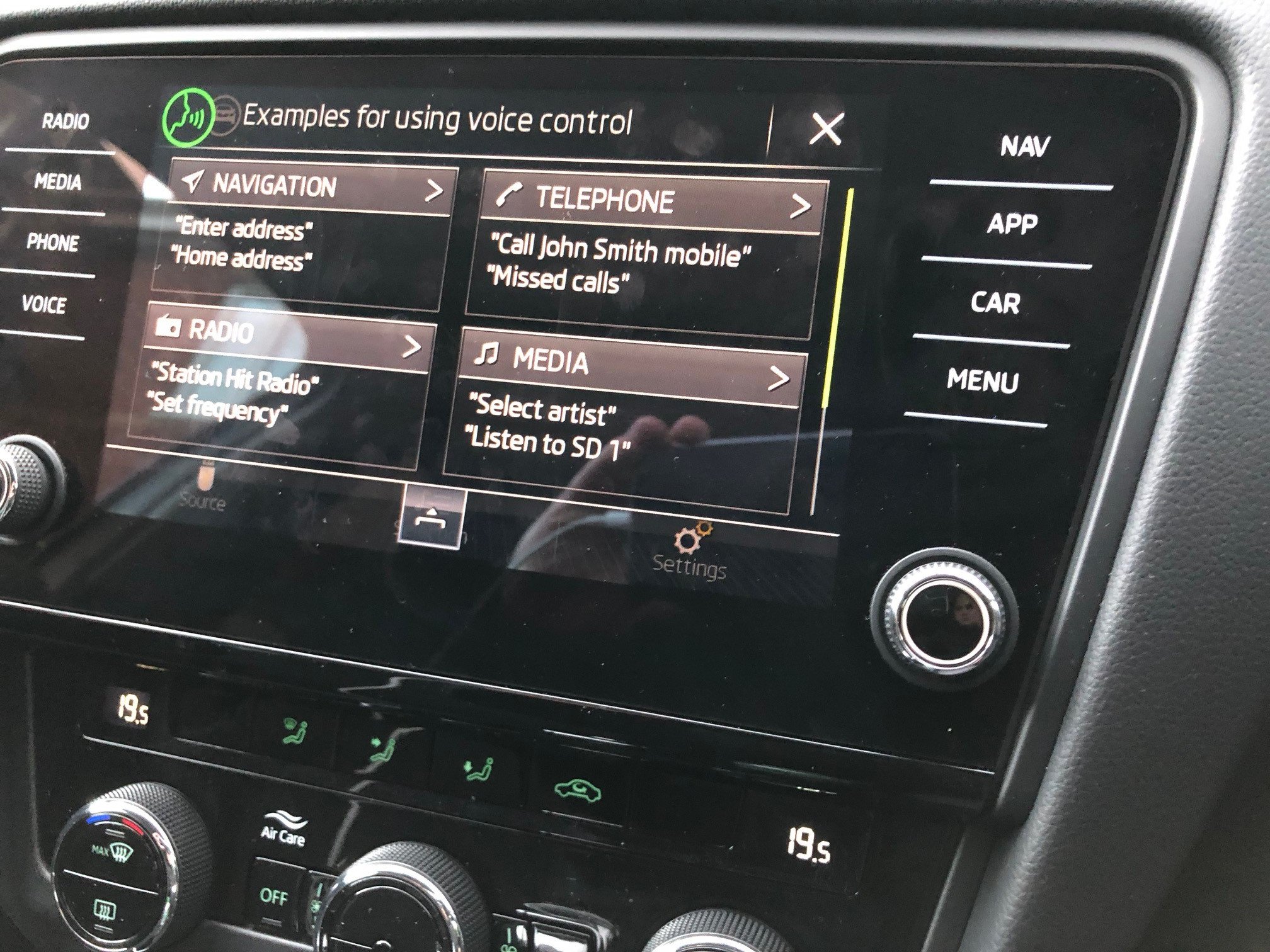 Voice Control for Music (Amundsen) Skoda Octavia Mk III (2013 2020