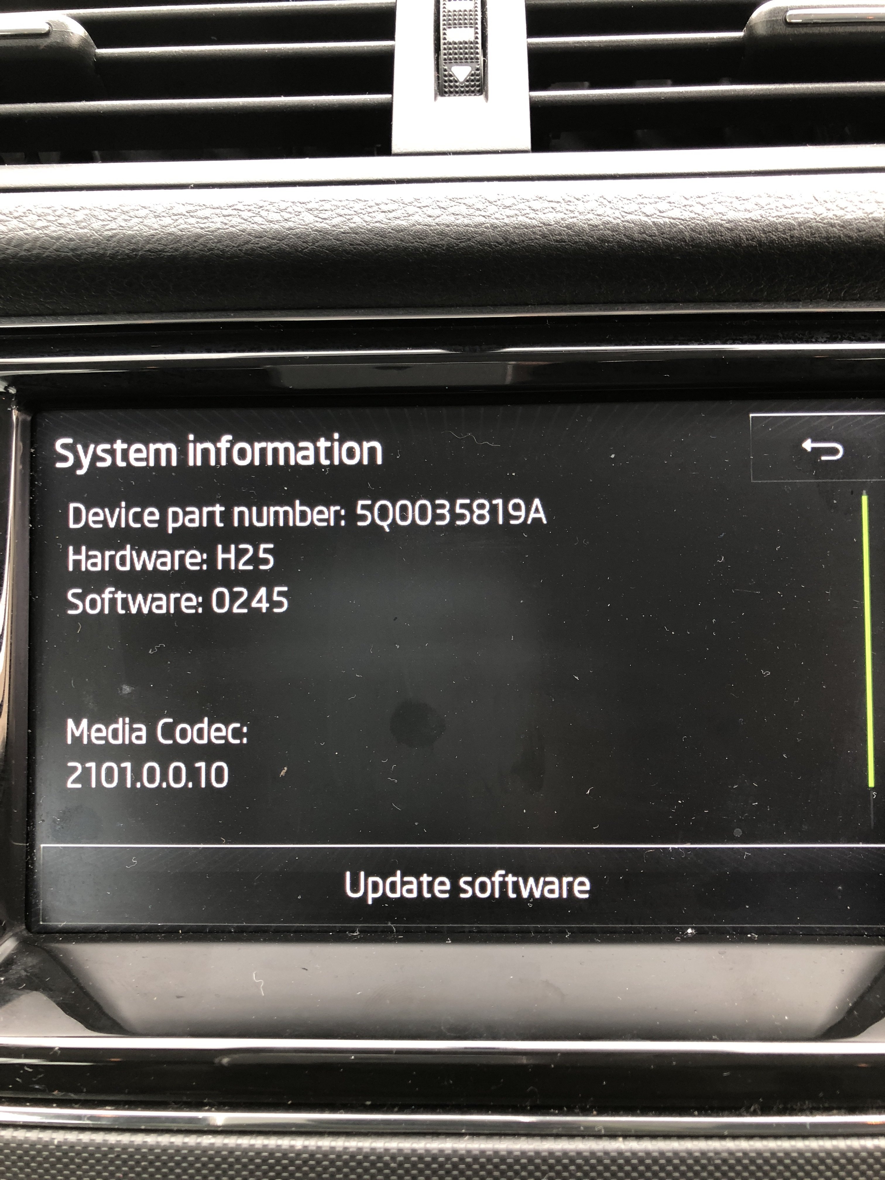 Bolero System update?