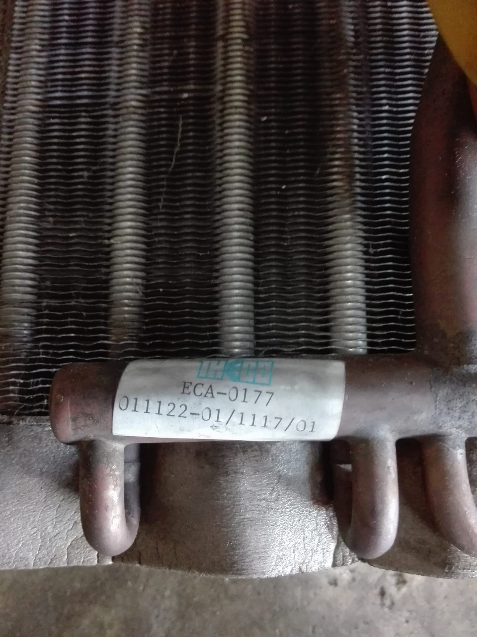 Mystery AC evaporator and expansion valve