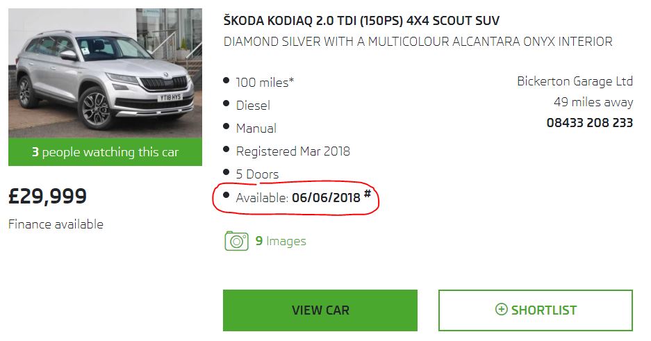 I'd really like to order a Kodiaq but...