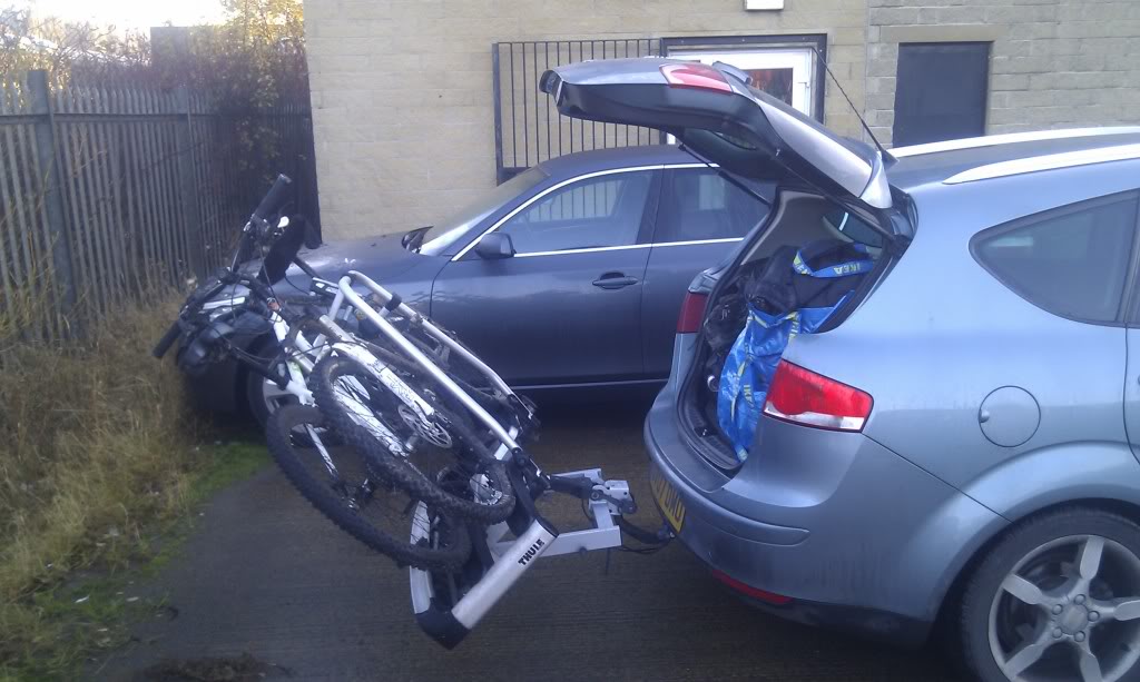skoda superb roof bike rack