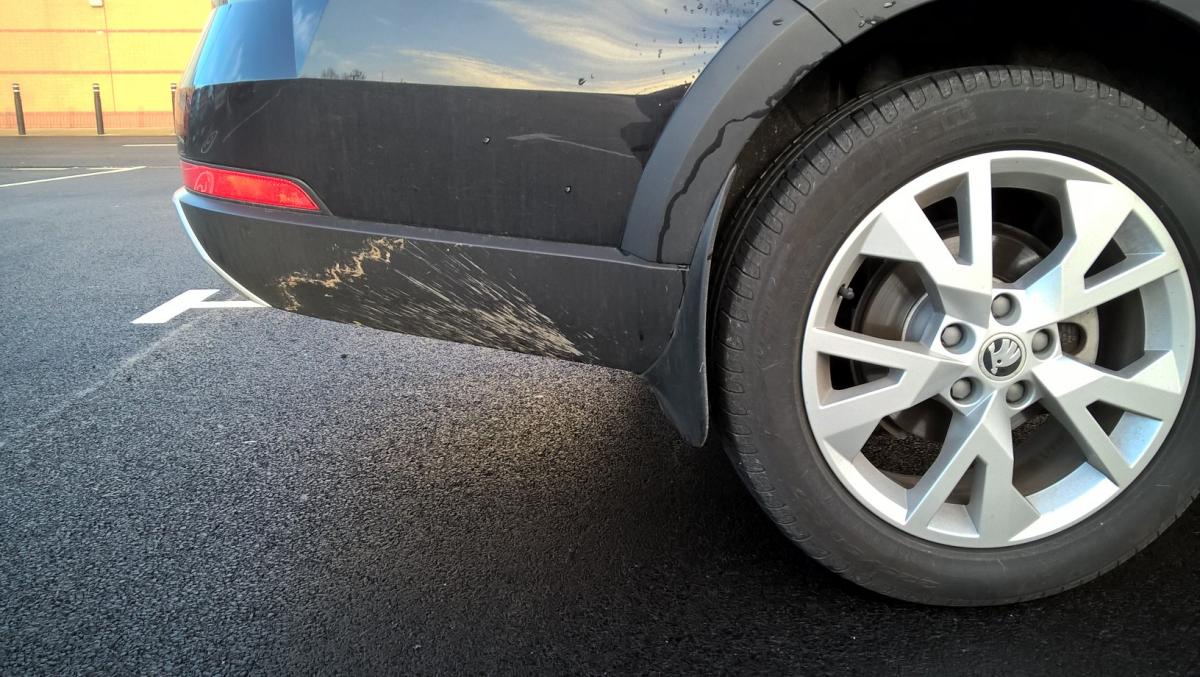 Mud flaps Skoda Kodiaq MKI 2017 2023 BRISKODA