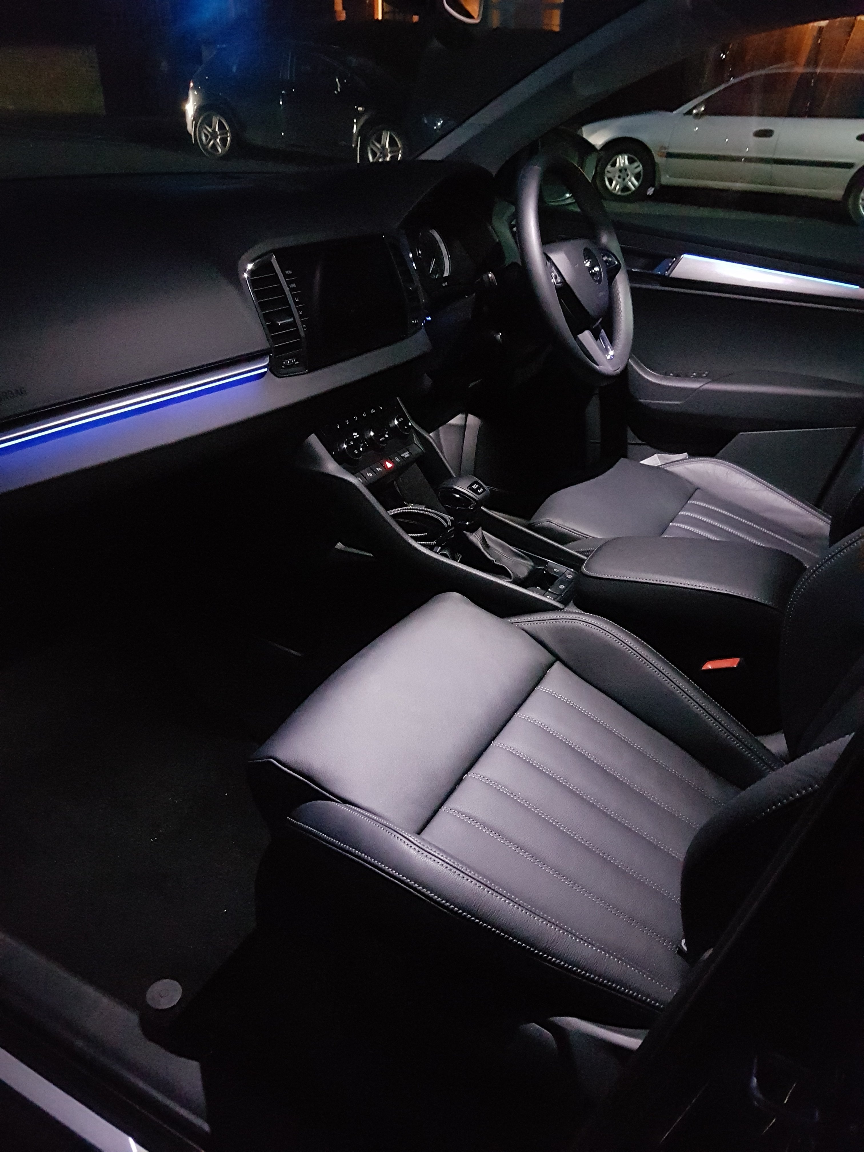 Black vs Beige Leather Skoda Karoq BRISKODA