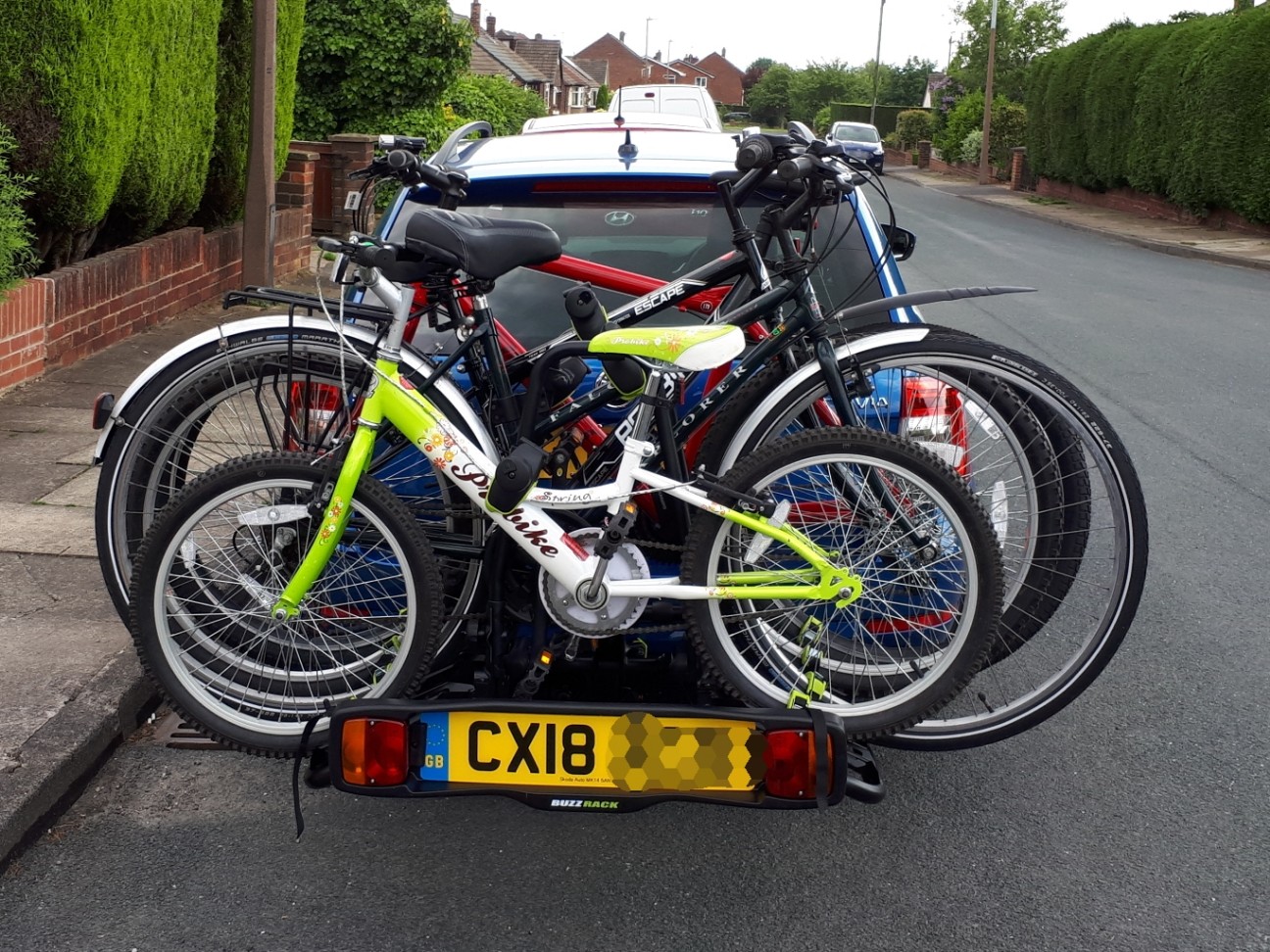 Tow bar bike rack Skoda Octavia Mk III (2013 2020) BRISKODA