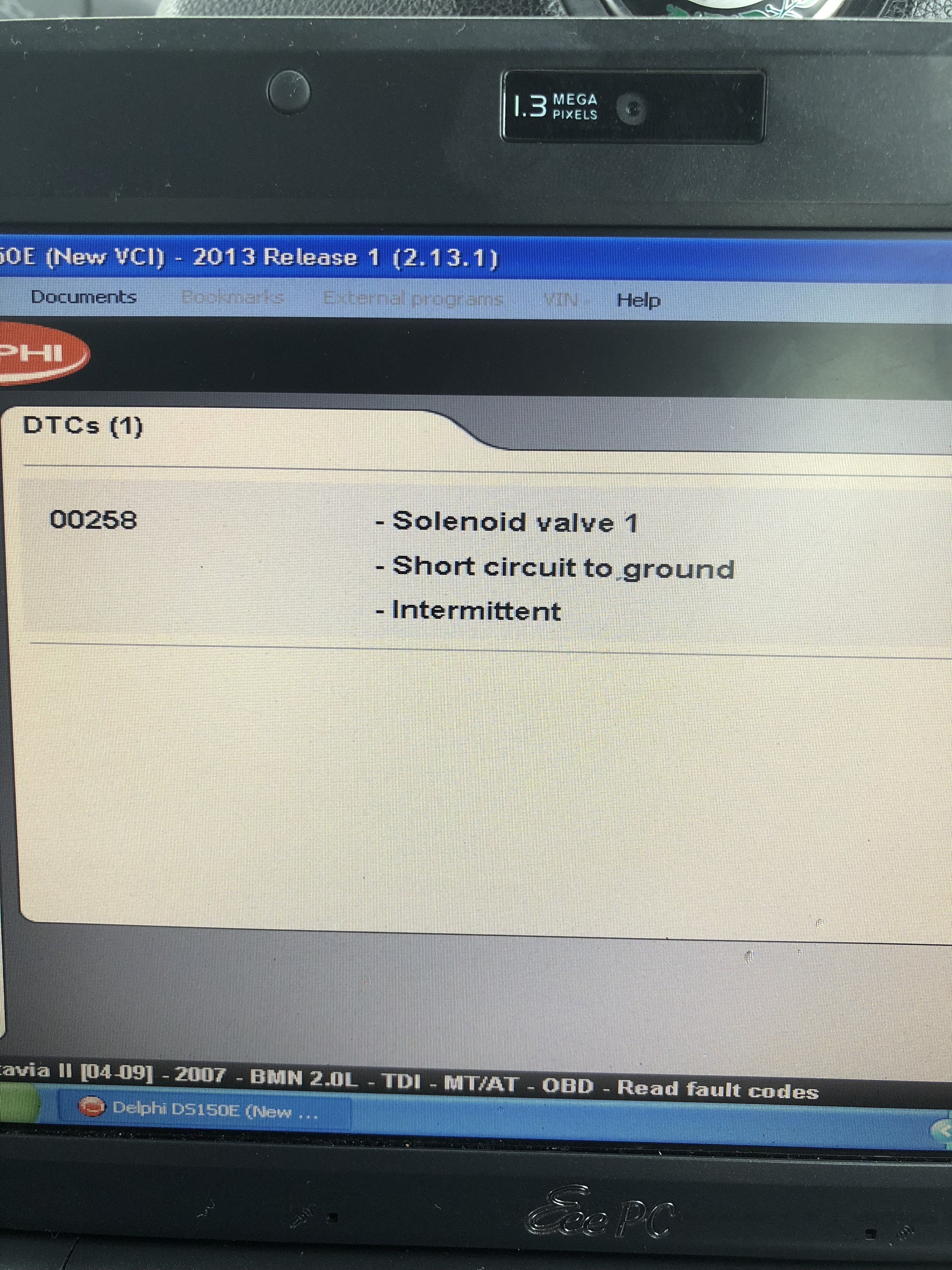 Help needed please fault code