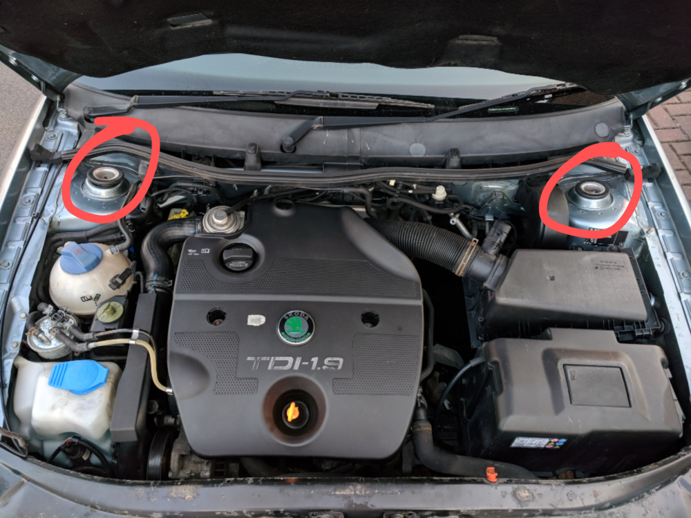 Suspension arm under Skoda Octavia Mk I (19962004) BRISKODA