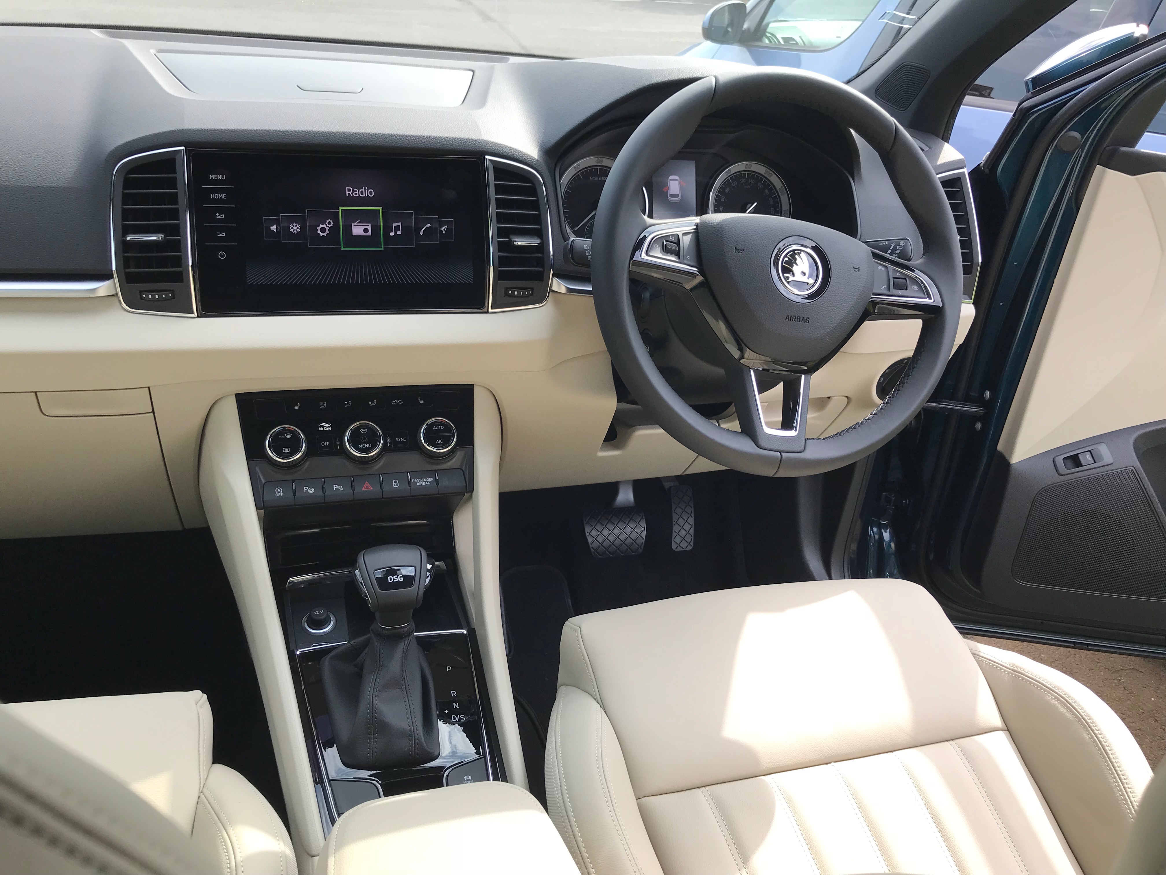 Black vs Beige Leather Skoda Karoq BRISKODA