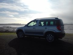 Early morning Holy island causeway