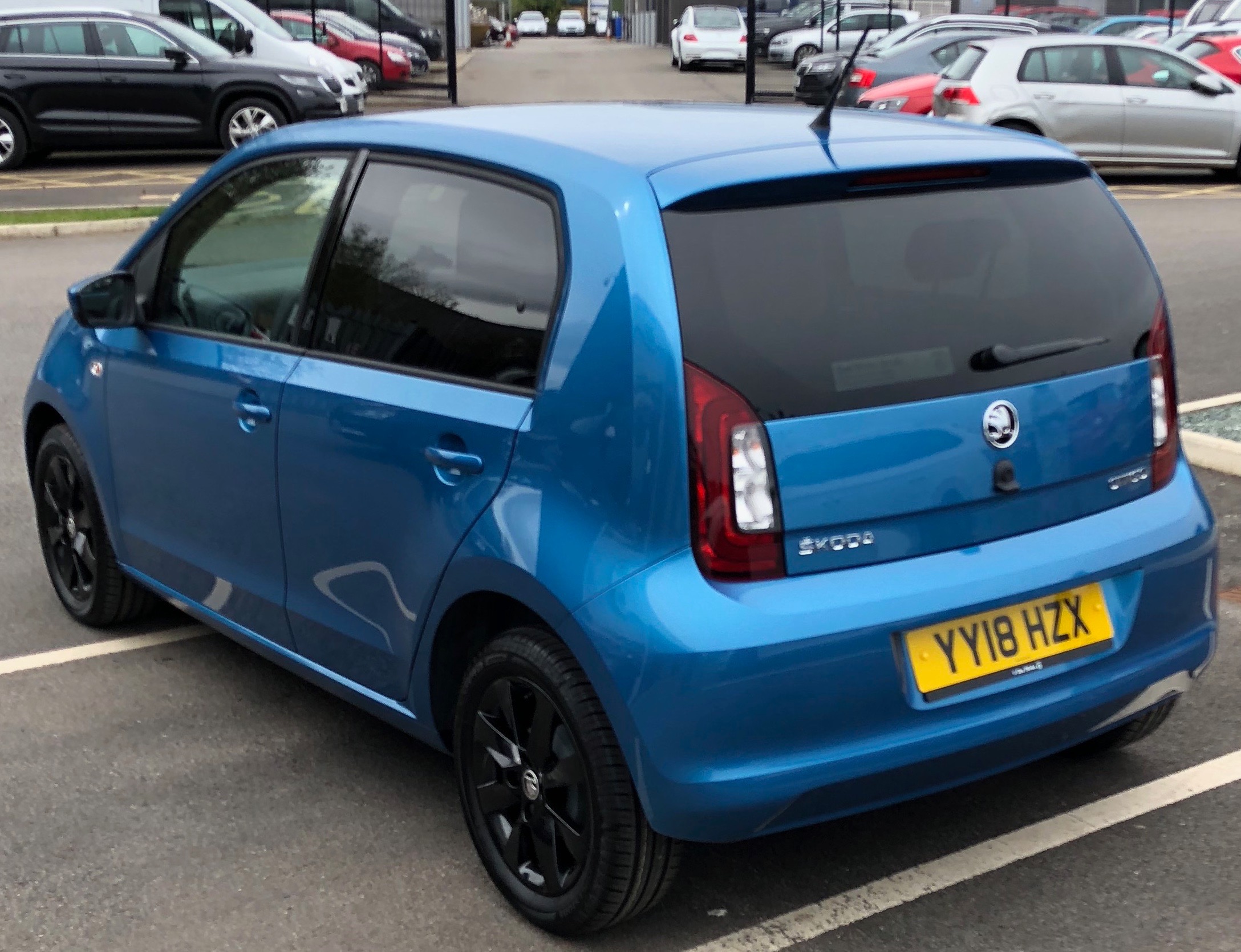 VW Up! Rear lights in skoda citigo 2015