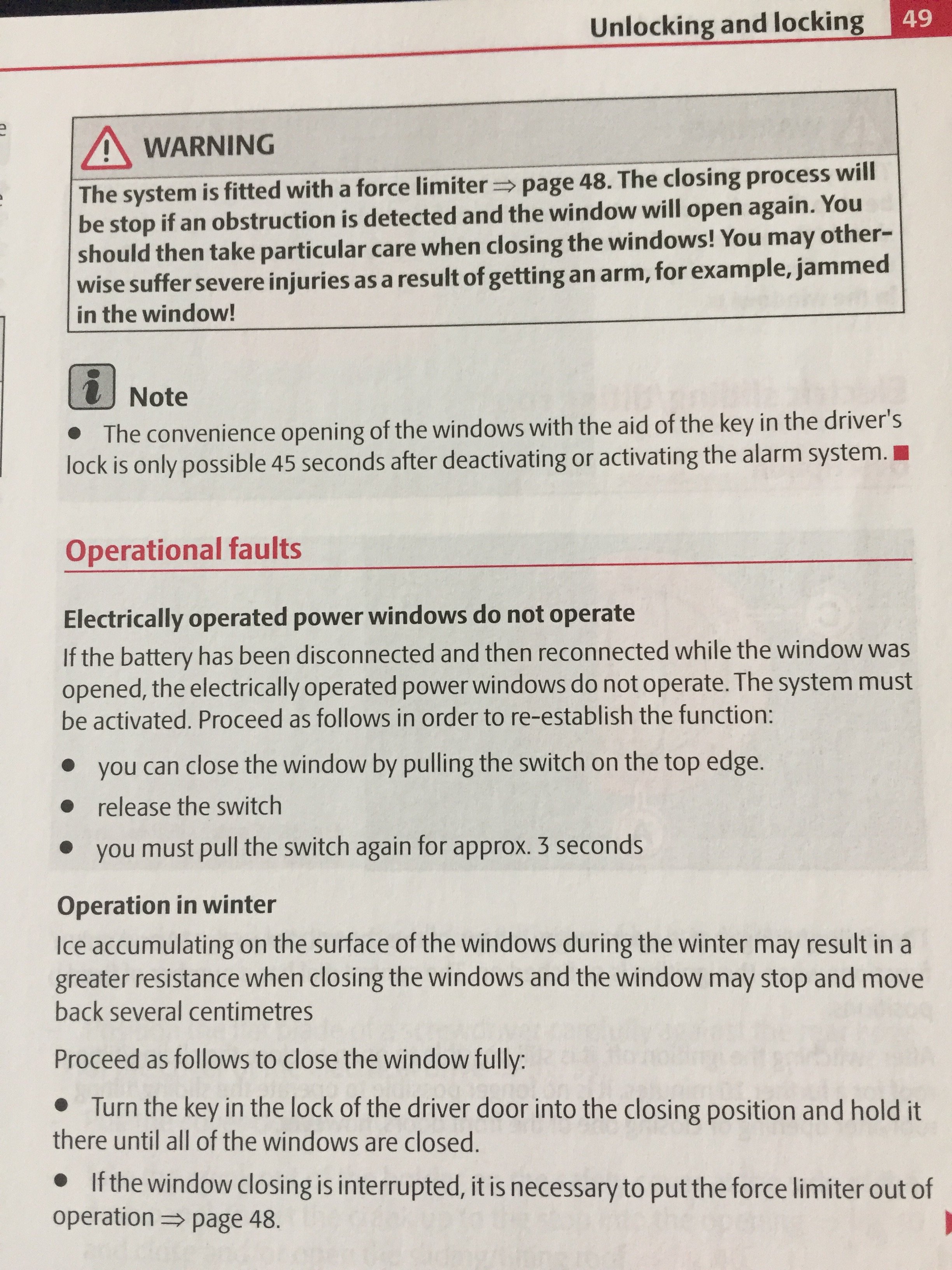 Drivers electric window stopped working. Help! Skoda Superb Mk II