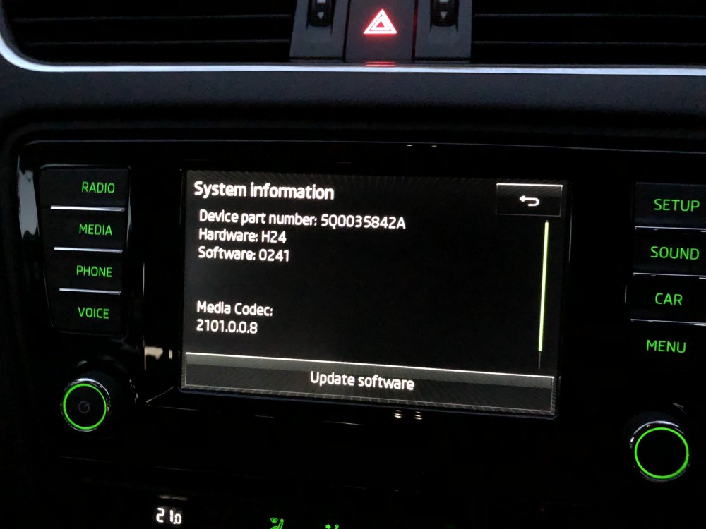 Активация smartlink skoda rapid