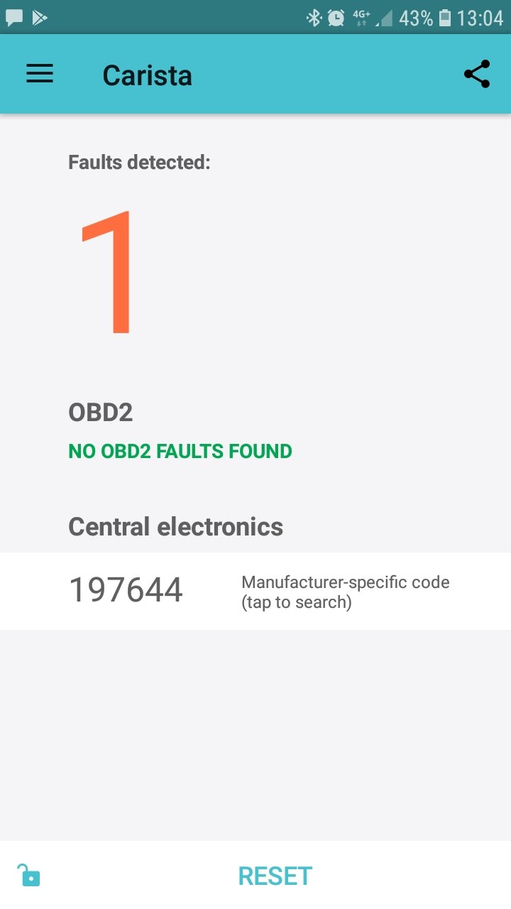Central Electronics specific fault, need description