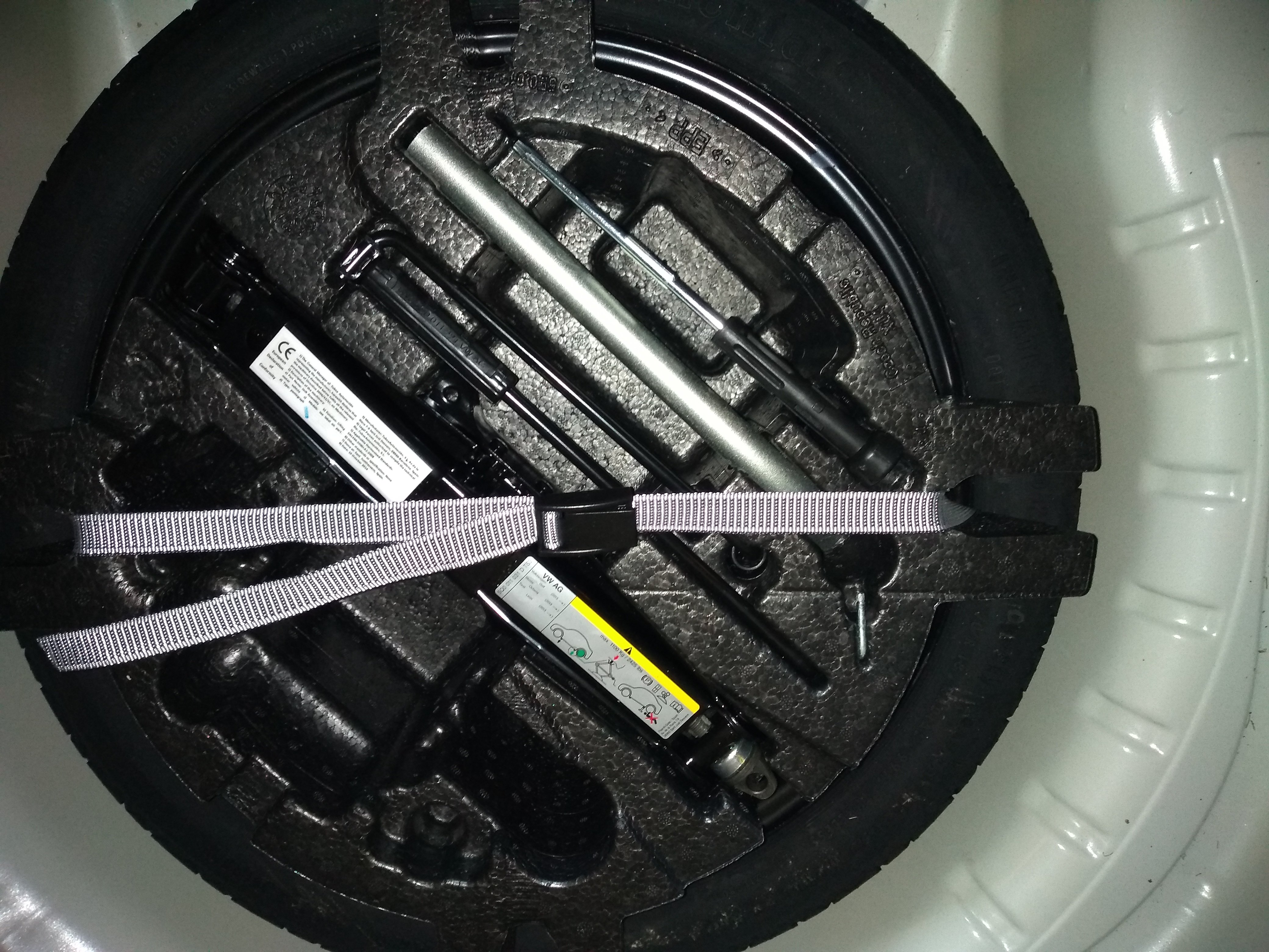 Genuine spare wheel kit, what's included?